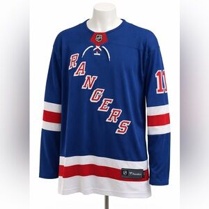 NHL New York Rangers. PANARIN.  Royal Blue Jersey with Red & White Jersey XL